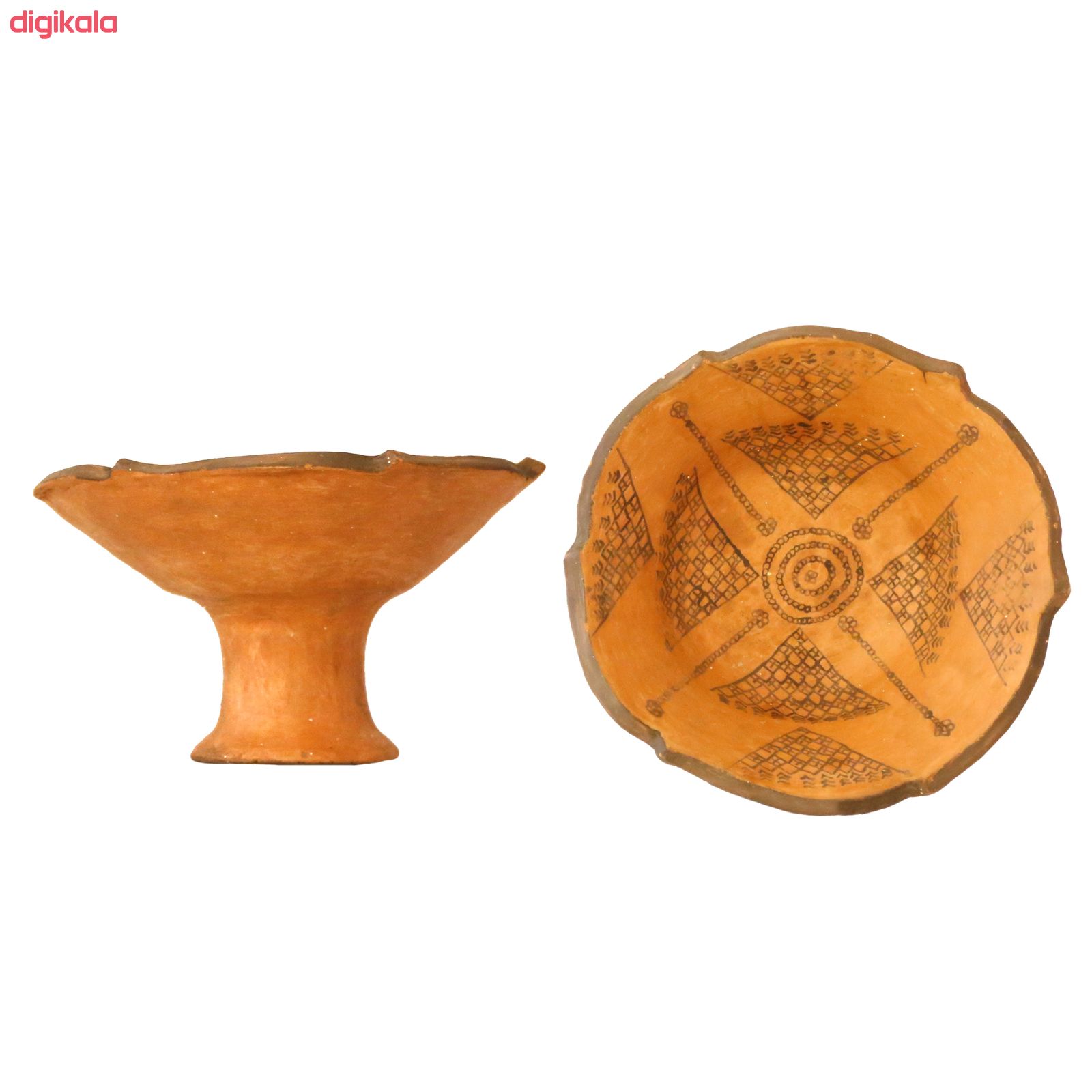 شیرینی خوری سفالی مدل بهشت کد 2643 main 1 4