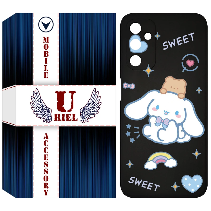 کاور یوریل مدل KSH کد 24 طرح خرگوش بامزه مناسب برای گوشی موبایل سامسونگ Galaxy A14 5G