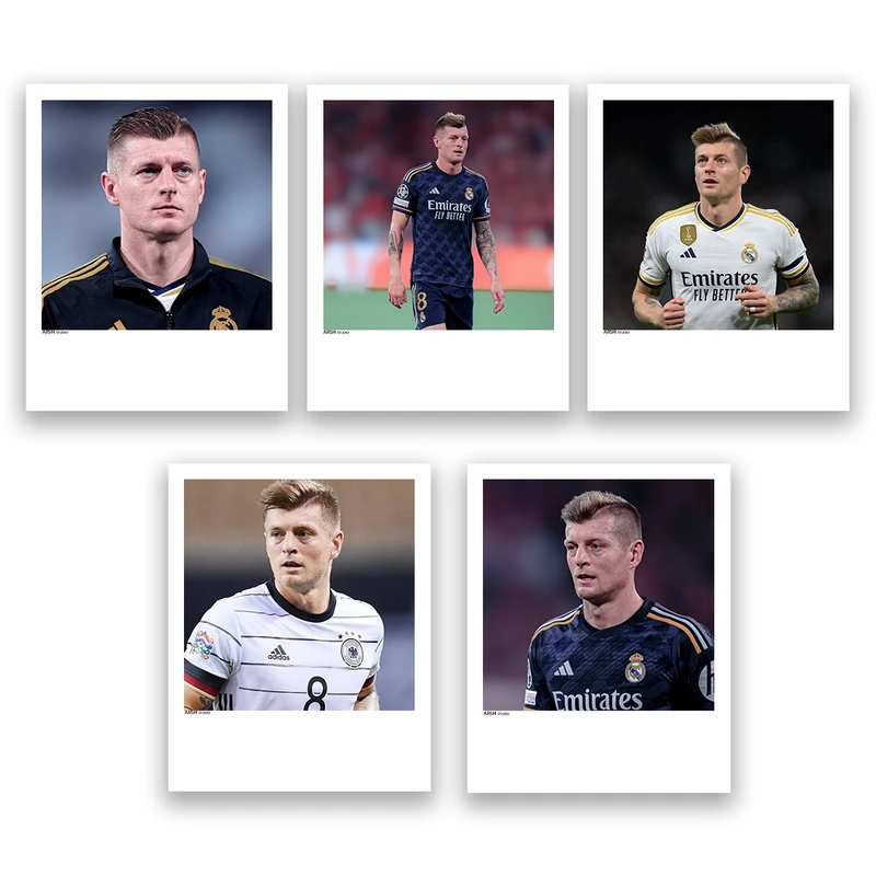  آویز تزیینی عرش مدل فانتزی فوتبالی تونی کروس کد Asa1240 مجموعه پنج عددی