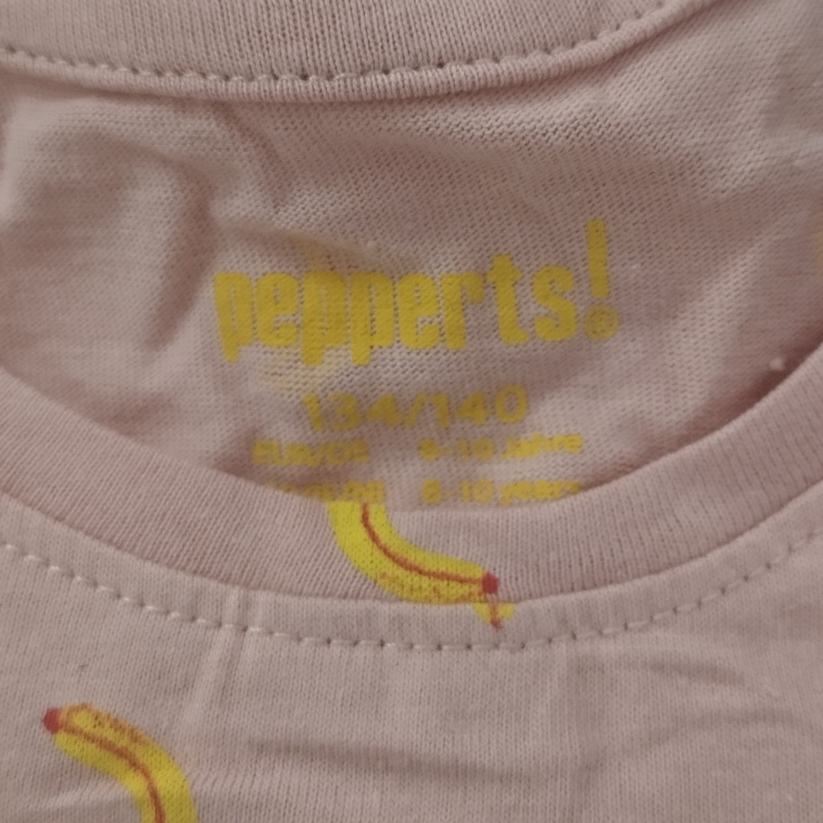 ست تی شرت و شلوارک دخترانه پیپرتس مدل Banana best cotton  -  - 5