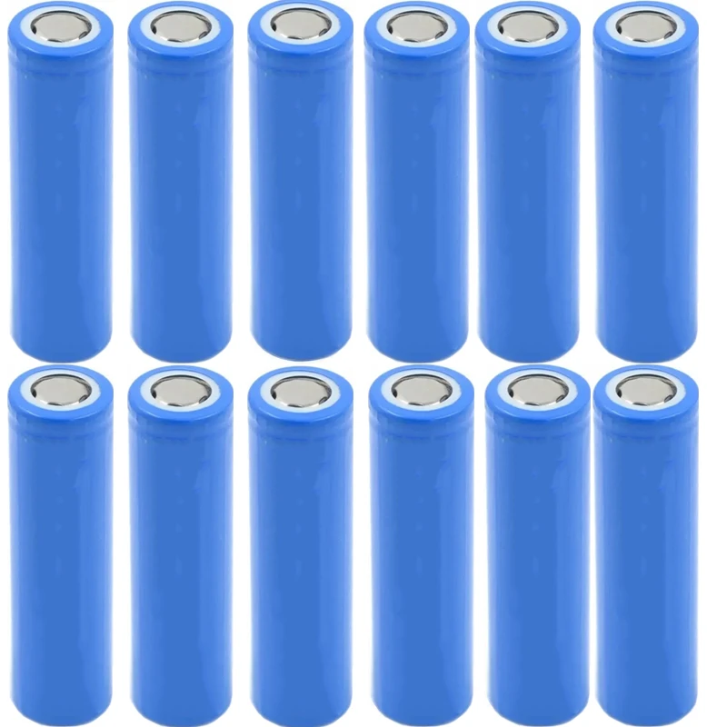 باتری لیتیوم یون قابل شارژ مدل 18650 ظرفیت 1200 میلی آمپر ساعت بسته دوازده عددی