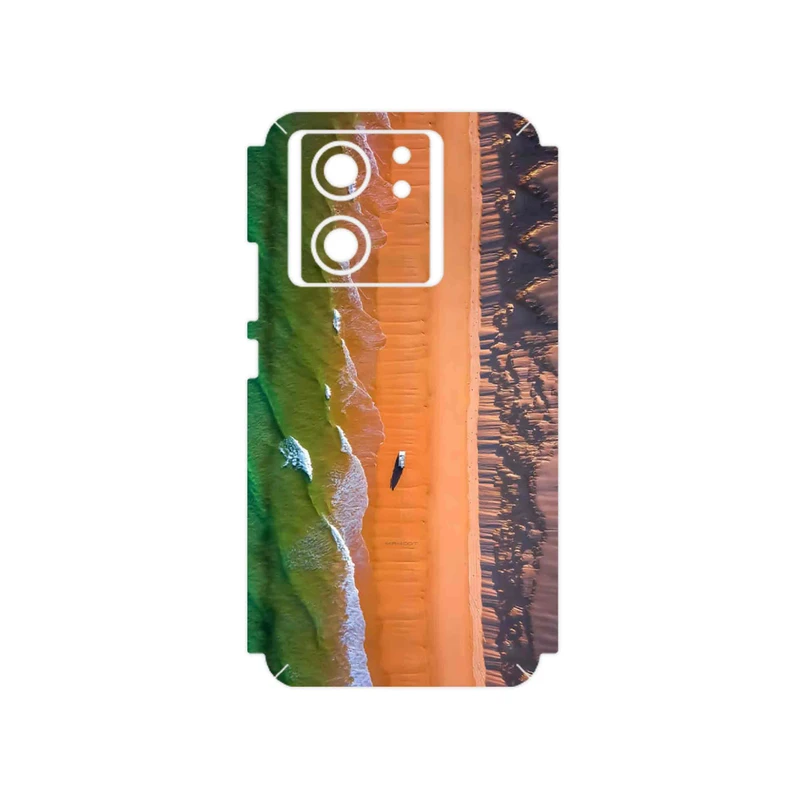 برچسب پوششی ماهوت مدل Beach and Green Sea مناسب برای گوشی موبایل شیائومی 13T Pro