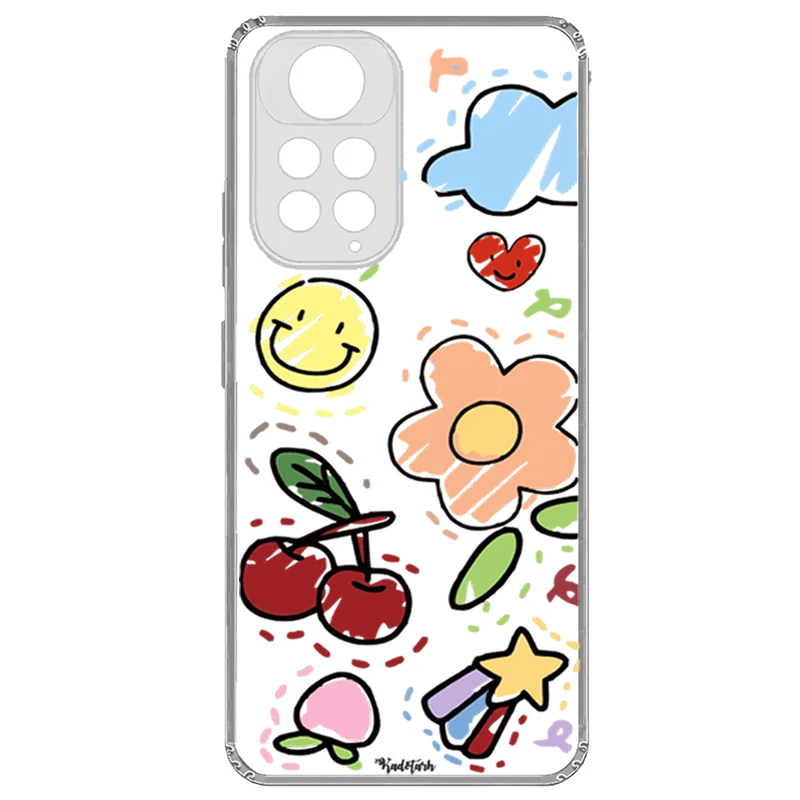کاور طرح Funny Stickers مناسب برای گوشی موبایل شیائومی Note 11 4G / Note 11s 4G