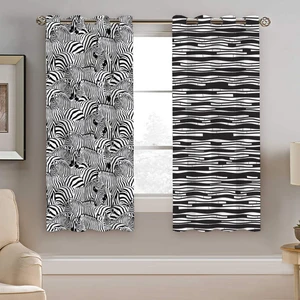 پرده نیروانا طرح گوره خری مدل مخمل کد 4769 سایز 140×200 سانتی متر