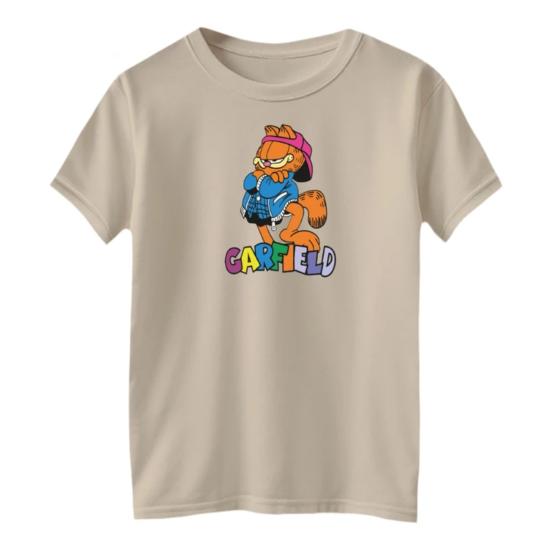 تی شرت آستین کوتاه بچگانه مدل گارفیلد کد05