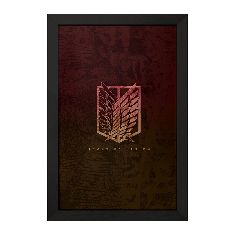 تابلو خندالو مدل انیمه اتک آن تایتان کد F1744