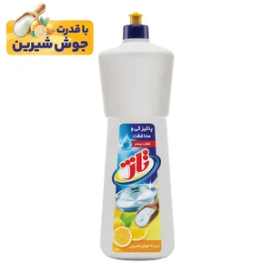 مایع ظرفشویی تاژ مدل لیمو و جوش شیرین وزن 1 کیلوگرم 