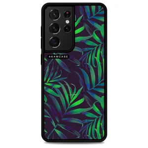 AKAM AMCWSGS21U-LEAVES7 Cover For Samsung Galaxy S21 Ultra