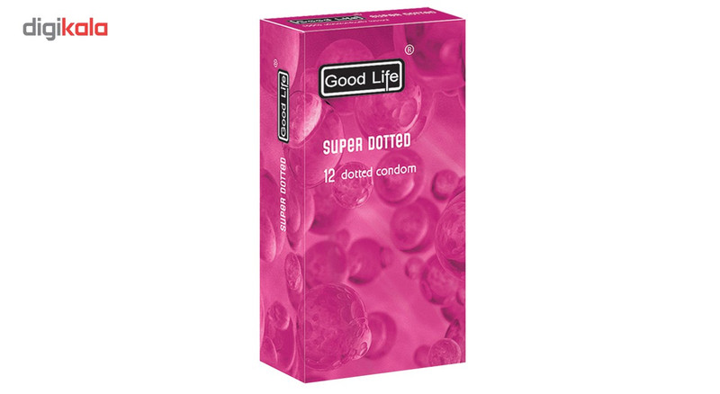 کاندوم گودلایف مدل خاردار super dotted بسته 12 عددی