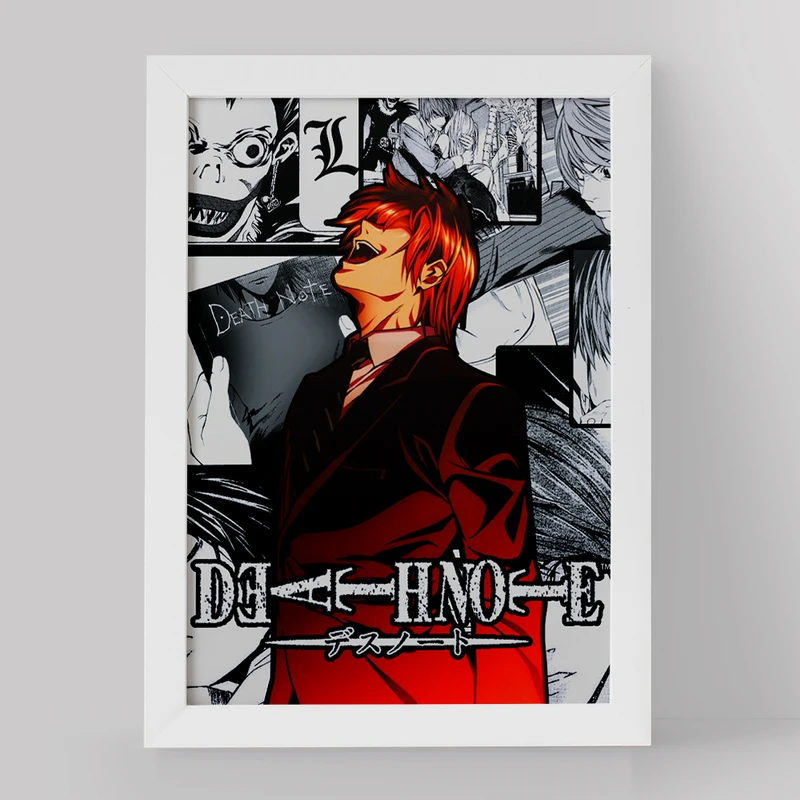 تابلو خندالو مدل یاگامی لایت انیمه دفترچه مرگ کد 11307