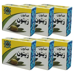 صابون شستشو گیاهستان حکیم مدل زیتون وزن 70 گرم بسته شش عددی