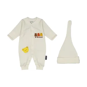 ست سرهمی و کلاه نوزادی آدمک مدل 2171193-01