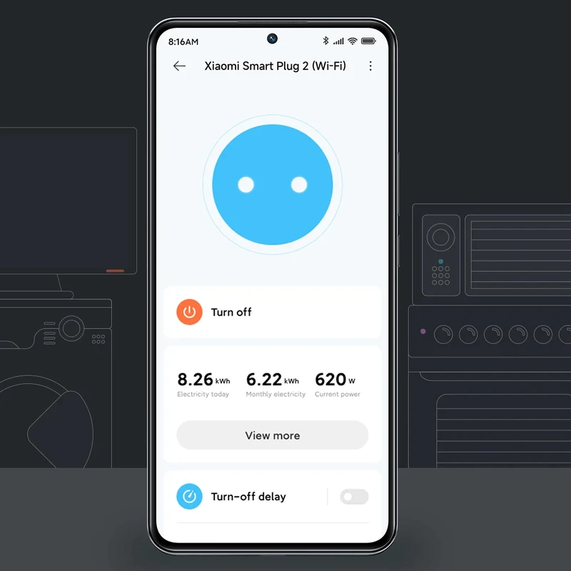 عکس شماره 3 : پریز هوشمند شیائومی مدل zncz302kk