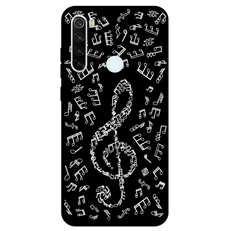 کاور مگافون طرح نوت موسیقی مدل 1370 مناسب برای گوشی موبایل شیائومی Redmi Note 8 