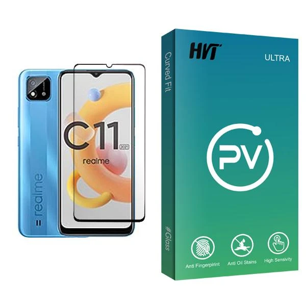 محافظ صفحه نمایش اچ وی تی مدل PV Glass MIX001 مناسب برای گوشی موبایل ریلمی C11 (2021)
