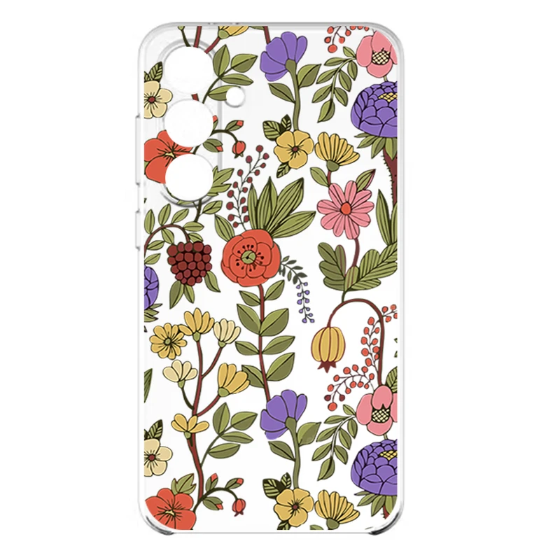کاور طرح Tiny Flowersمناسب برای گوشی موبایل سامسونگ Galaxy A37