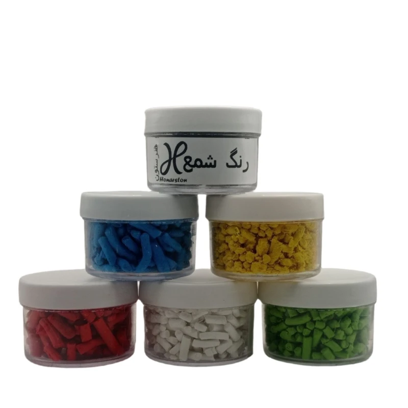 رنگ تزئین شمع هنرستون کد cc6 بسته 6 عددی