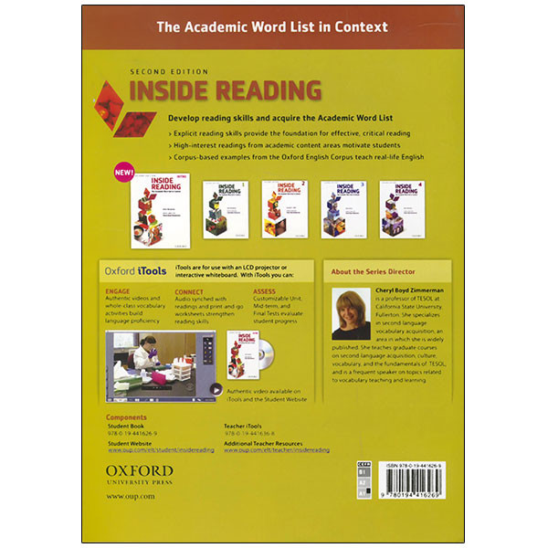 کتاب Inside Reading اثر جمعی از نویسندگان انتشارات زبان مهر 5 جلدی