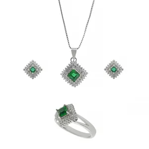 نیم ست نقره زنانه مدل 1020778s