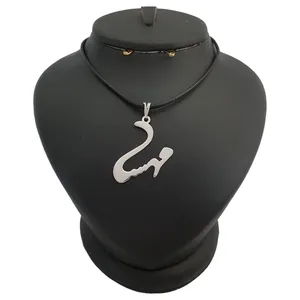گردنبند نقره زنانه ترمه ۱ طرح مهسا کد mas 00260