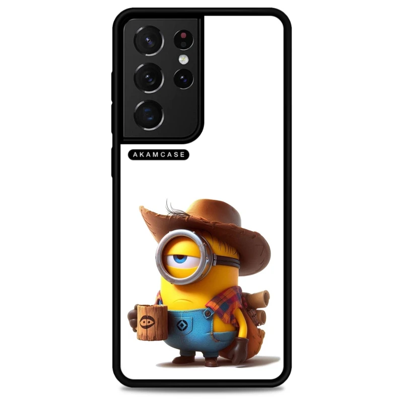 کاور آکام مدل AMC-WSGS21U-MINIONS16 مناسب برای گوشی موبایل سامسونگ Galaxy S21 Ultra