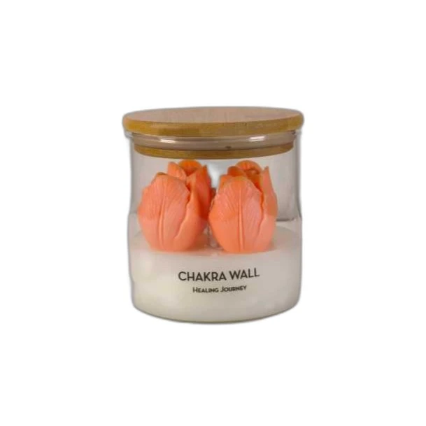 شمع لیوانی معطر مدل لاله ادینبرگ با رایحه گل زمان اتمام 500 ساعت