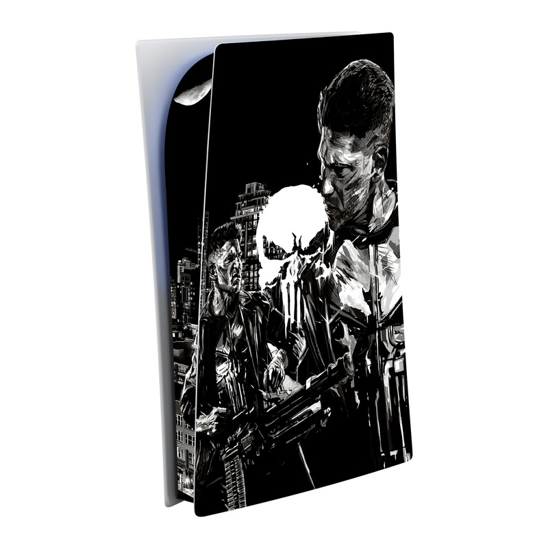 برچسب کنسول بازی PlayStation 5 اس ای گییرز طرح The Punisher 01 مدل دیجیتال 