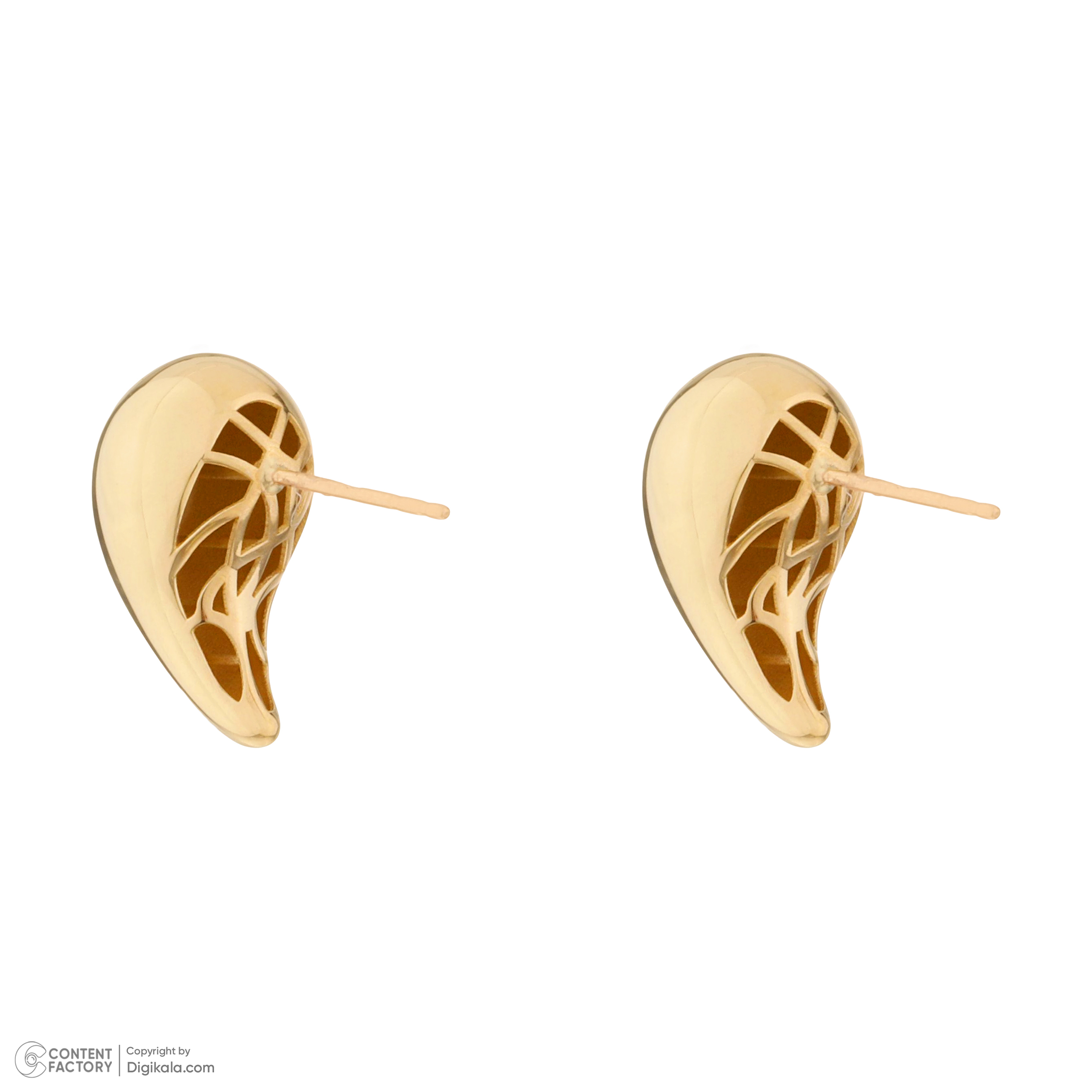 گوشواره طلا 18 عیار زنانه تاج مدل 1166