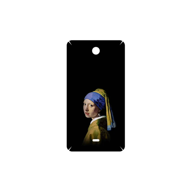 برچسب پوششی ماهوت مدل Girl with a Pearl Earring of Vermeer مناسب برای گوشی موبایل مایکروسافت Lumia 430