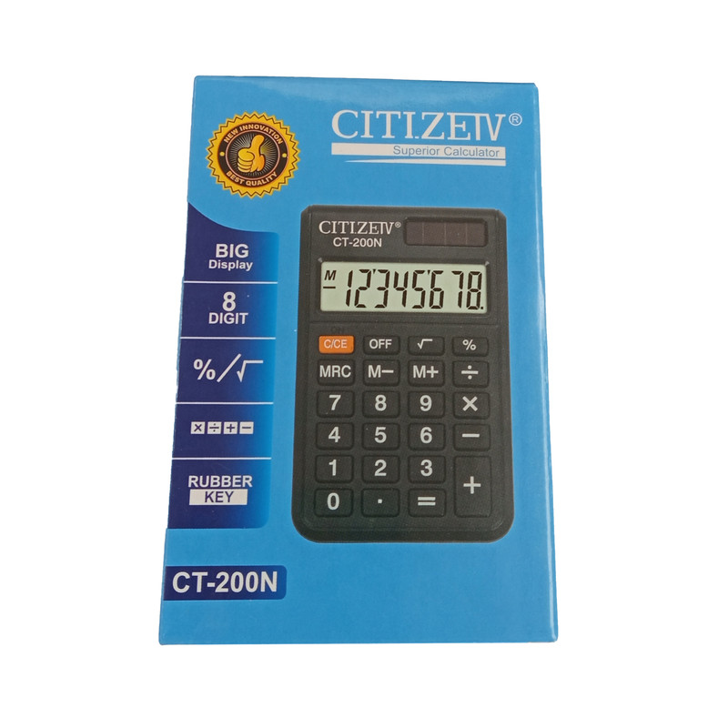 ماشین حساب سیتی زن مدل  CT-200N بسته دو عددی