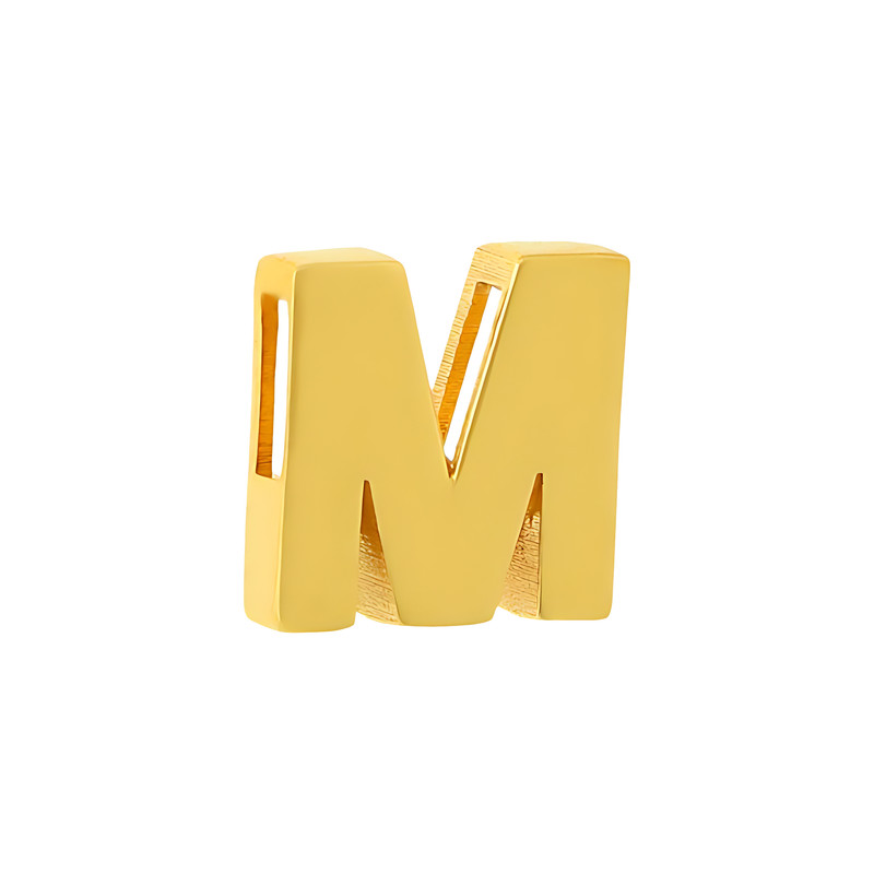 آویز گردنبند طلا 18 عیار زنانه میو گلد طرح حروف