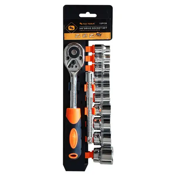 آچار بکس جی اس کد AT - 0038 مجموعه 12 عددی