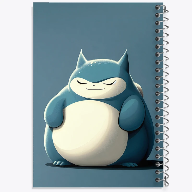 دفتر مشق 100 برگ خندالو طرح اسنورلکس انیمه پوکمون کد F5591