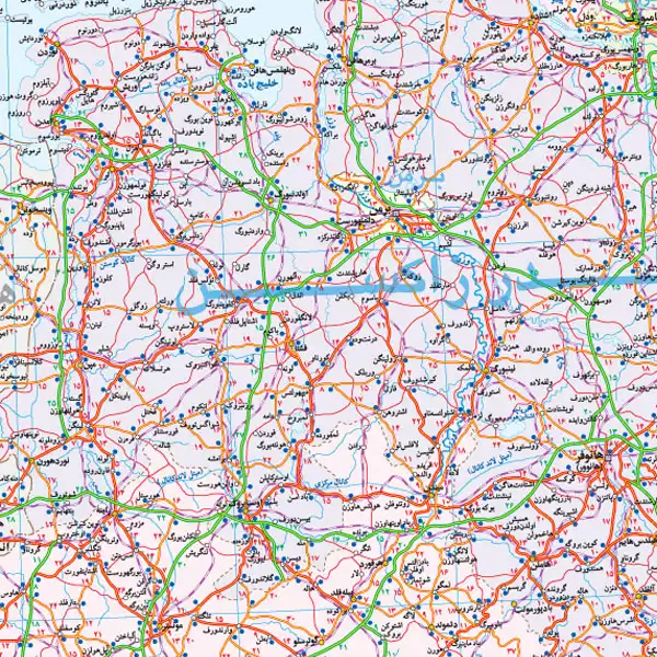 نقشه راهای کشور آلمان  انتشارات گیتاشناسی کد 406