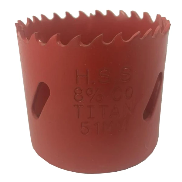 مته گردبر تیتان مدل 8P-Co-HSS51 سایز 51 میلیمتر