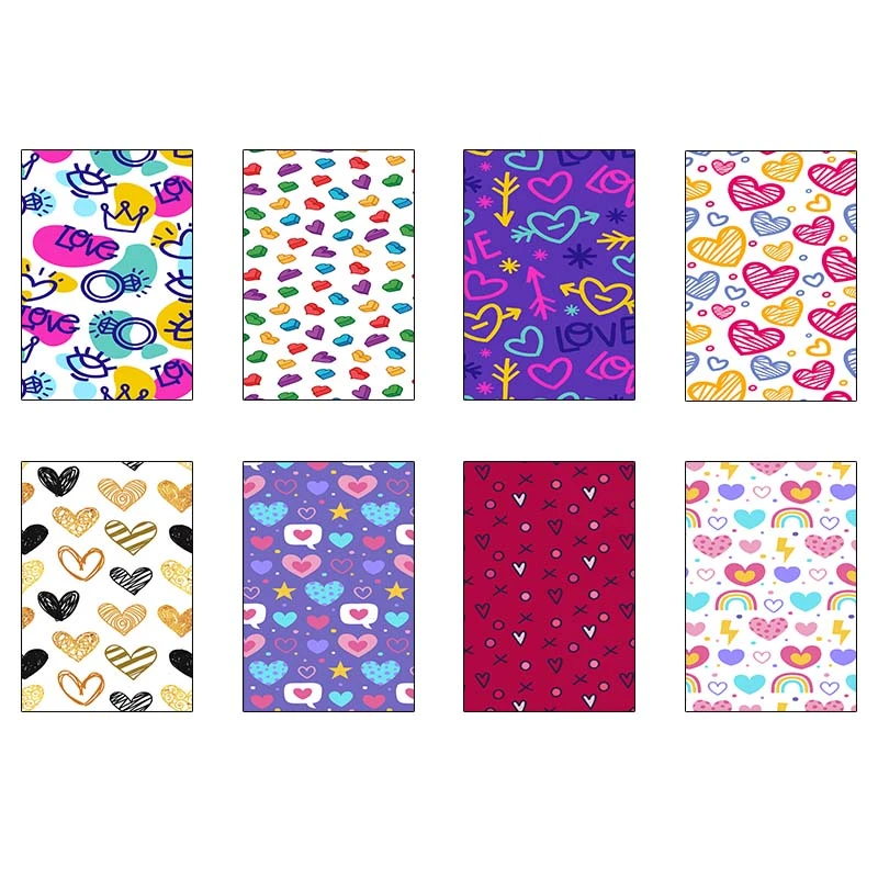 پوستر کارنيکا طرح عشق Love کد 58318 مجموعه 8 عددی