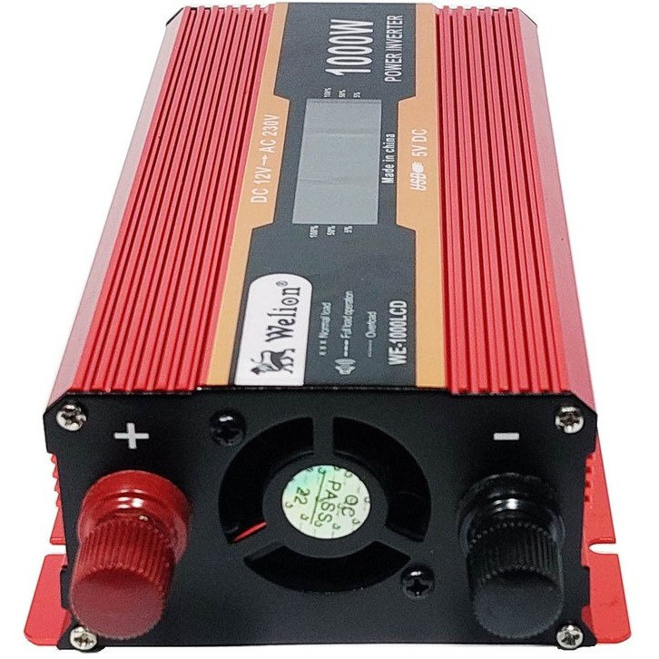 اینورتر خورشیدی مدل WE1000LCD ظرفیت 1000 وات اینورتر خورشیدی مدل WE1000LCD ظرفیت 1000 وات