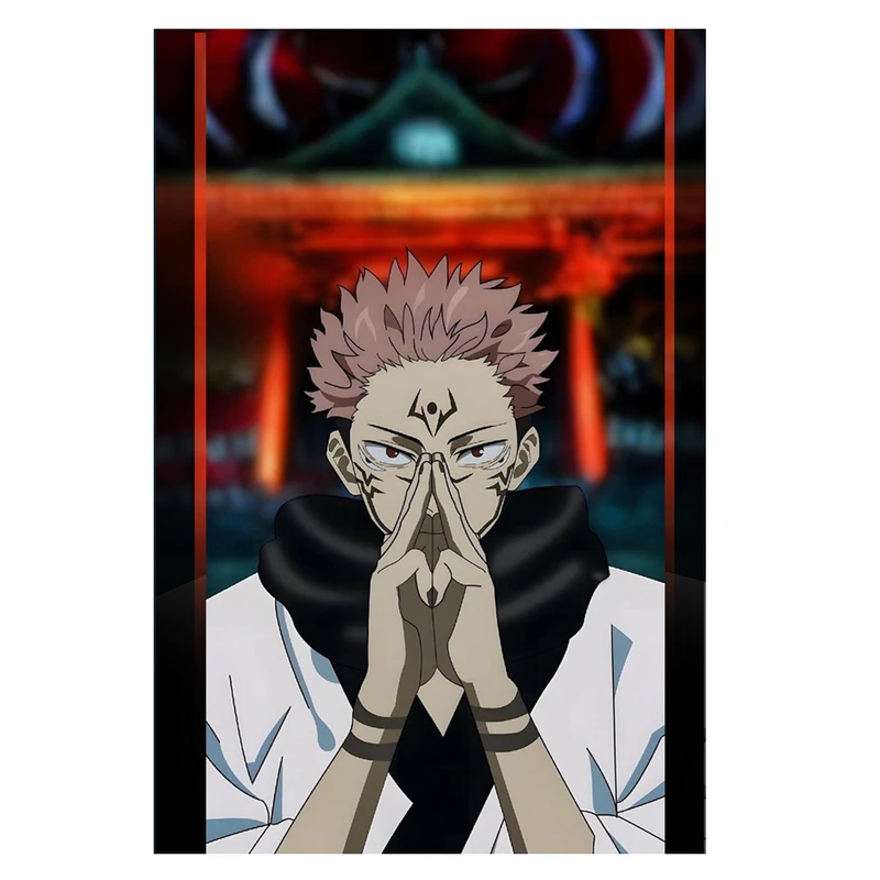 پوستر مدل سوکونا Sukuna طرح انیمه جوجیتسو کایزن Jujutsu Kaisen کد 537
