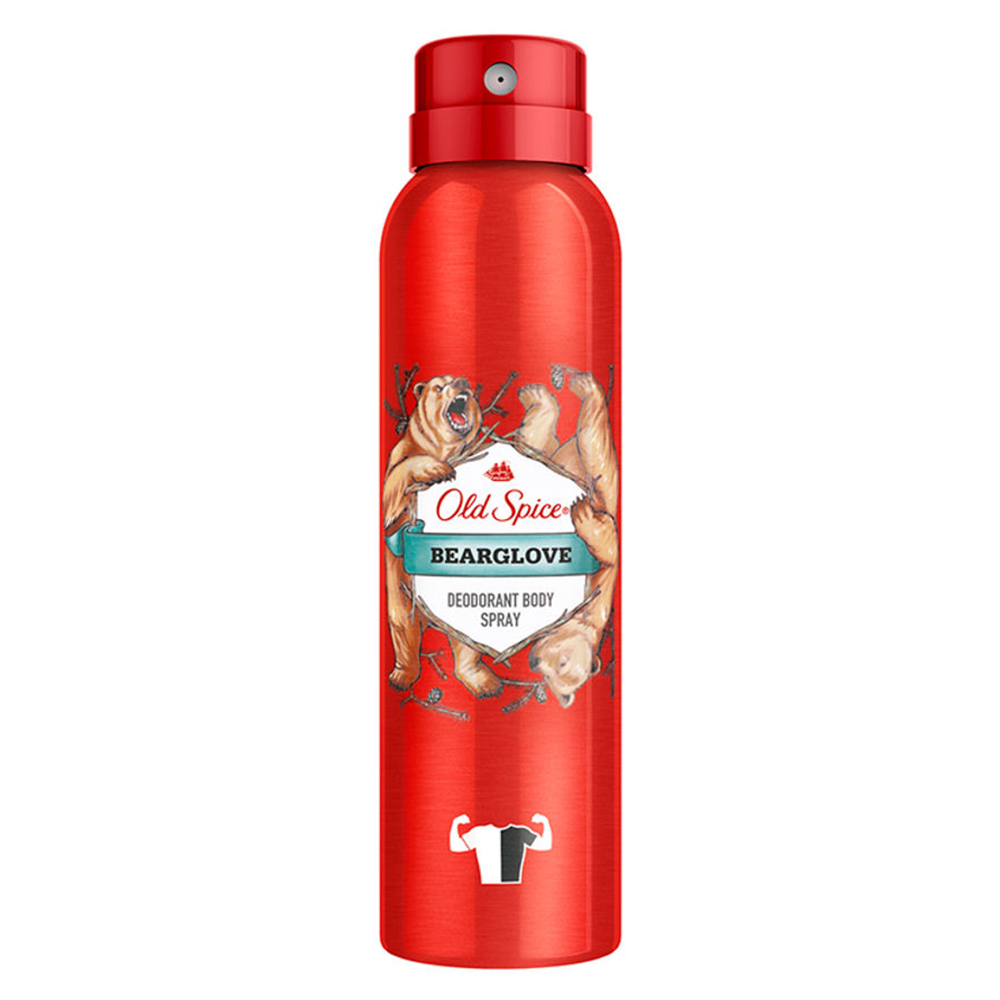 اسپری بدن مردانه الد اسپایس مدل Bearglove  حجم 150 میلی لیتر