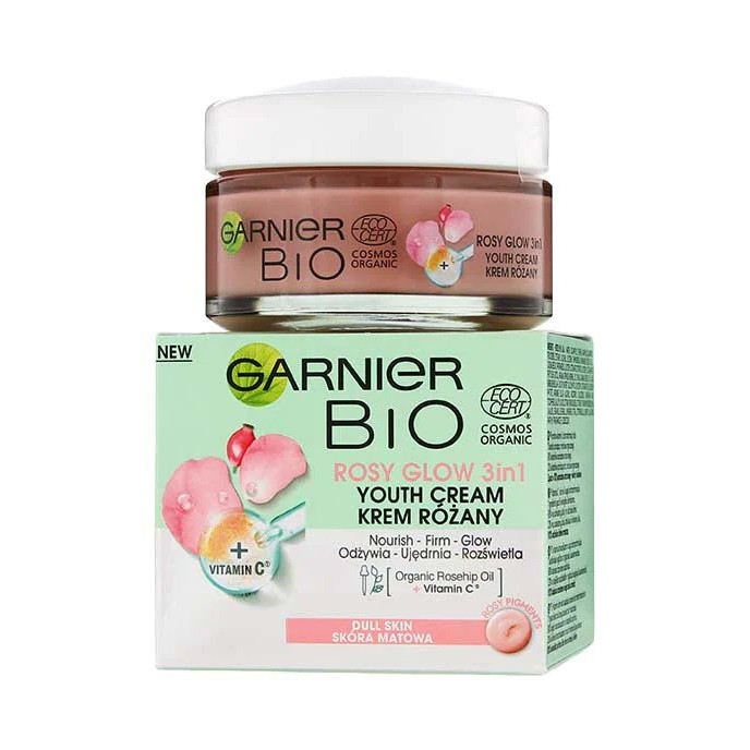 کرم روشن کننده گارنیه مدل Rosy Glow 3in1 حجم 50 میلی لیتر