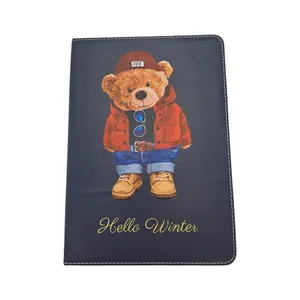 کیف کلاسوری مدل کت کات طرح خرس مناسب برای تبلت اپل ipad air pro 10.2