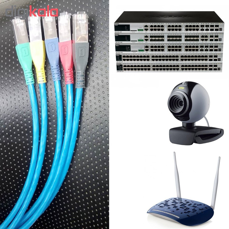 کابل شبکه cat6 مدل adz20 طول 0.5 متر
