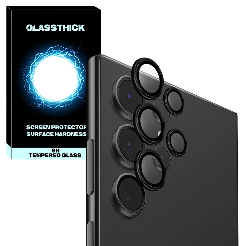 محافظ لنز دوربین گلستیک مدل Ring Metal GL مناسب برای گوشی موبایل سامسونگ Galaxy S25 Ultra