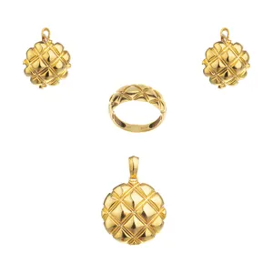 نیم ست طلا 18 عیار زنانه مایا ماهک مدل MS0574