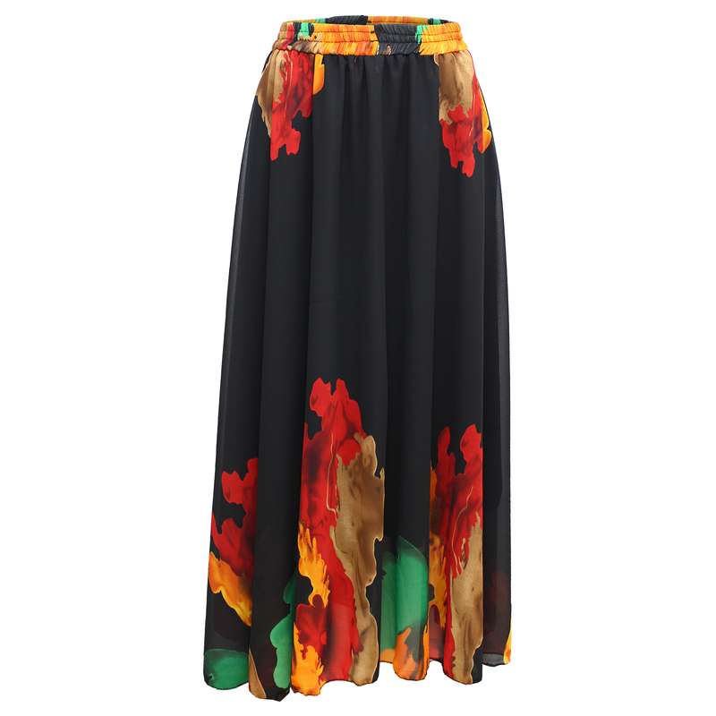 دامن زنانه طرح آتش