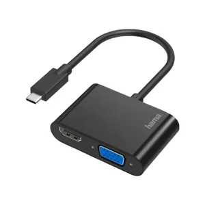مبدل USB-C به HDMI/VGA هاما مدل 4047443437143