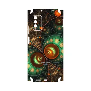 MAHOOT Mathematical Geometric Shape 3-FullSkin Cover Sticker for Xiaomi Redmi Note 9 4G