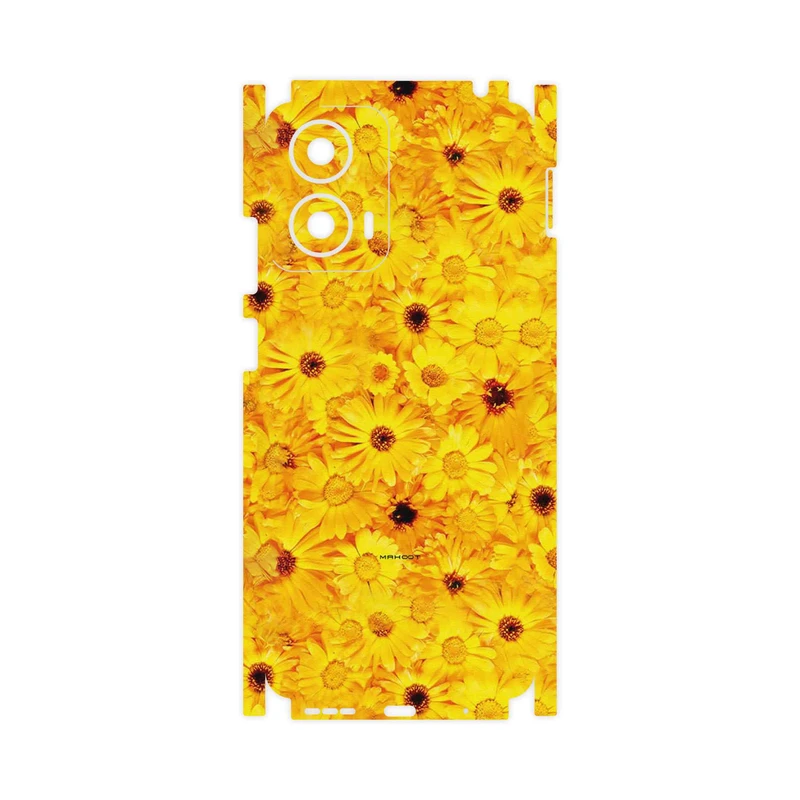 برچسب پوششی ماهوت مدل Yellow_Flower-FullSkin مناسب برای گوشی موبایل موتورولا Moto G24