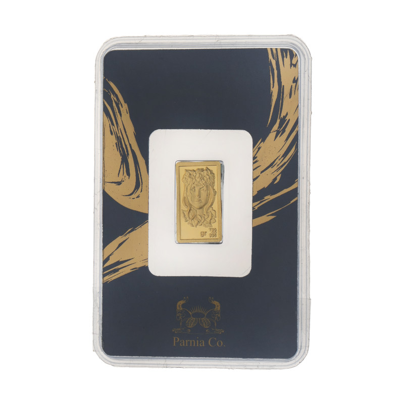 شمش طلا 24 عیار سین سان مدل چهره زن SN1153