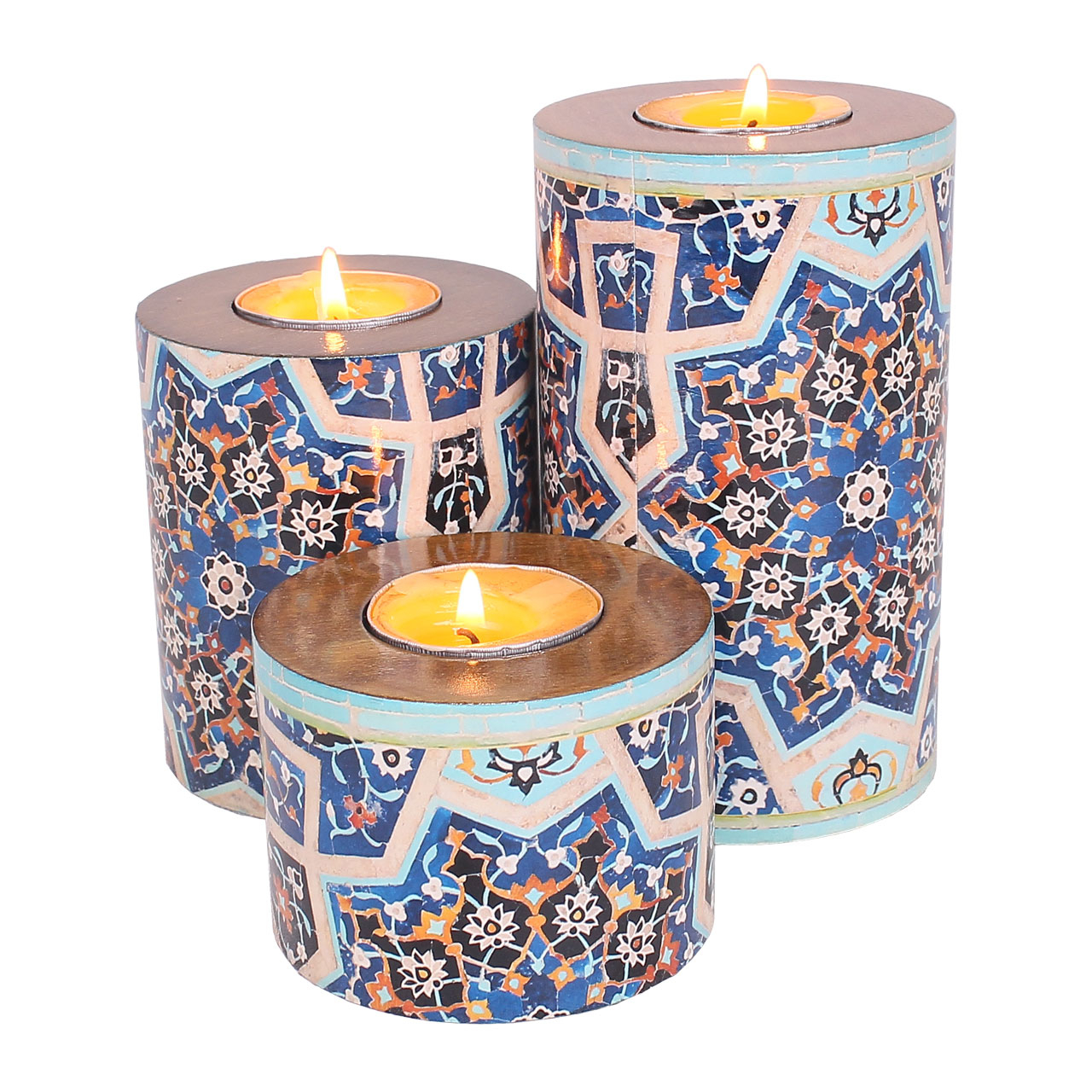 جاشمعی چوبی فرهنگ کد JSH21 بسته 3 عددی